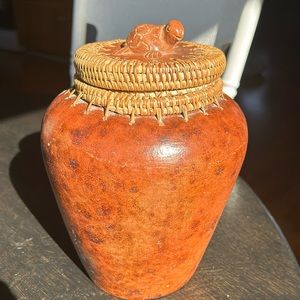 Indonesian Terracotta Pot with turtle
